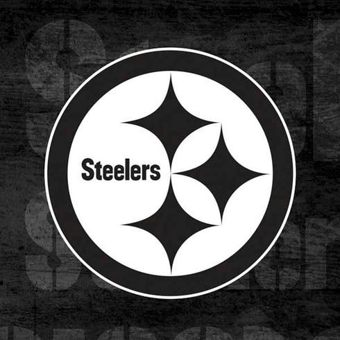 NFL Pittsburgh Steelers Black & White Moto E5 Play Skin